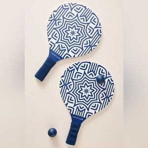 Anthropologie Sunnylife Beach Paddle Set Outdoor‎ Summer Game